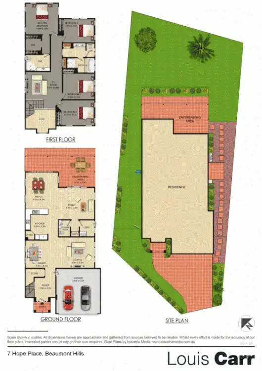 Floorplan of Homely house listing, 7 Hope Place, Beaumont Hills NSW 2155