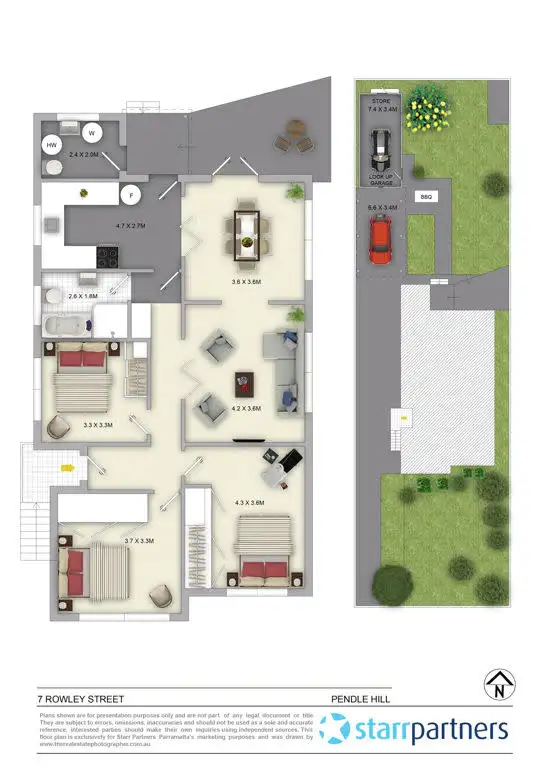 Floorplan of Homely house listing, 7 Rowley Street, Pendle Hill NSW 2145
