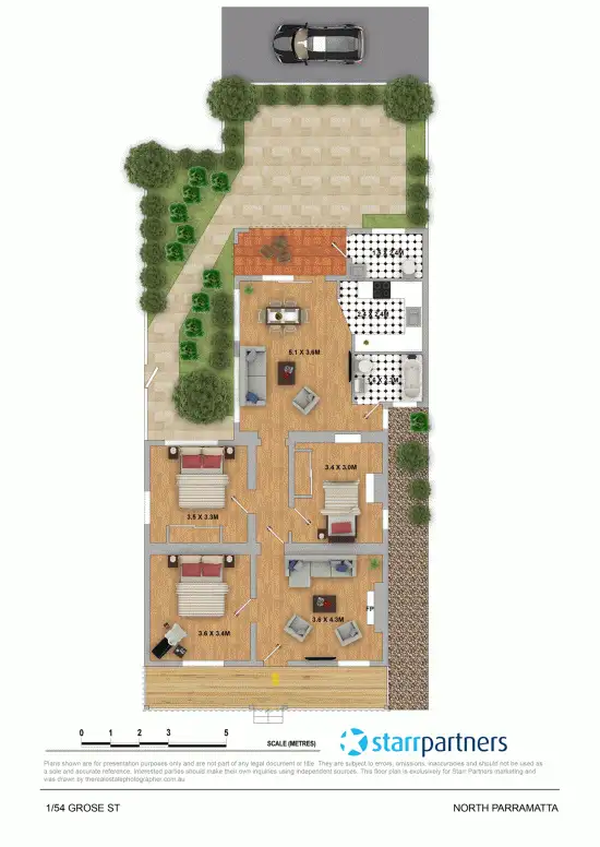 Floorplan of Homely house listing, 1/54 Grose Street, North Parramatta NSW 2151