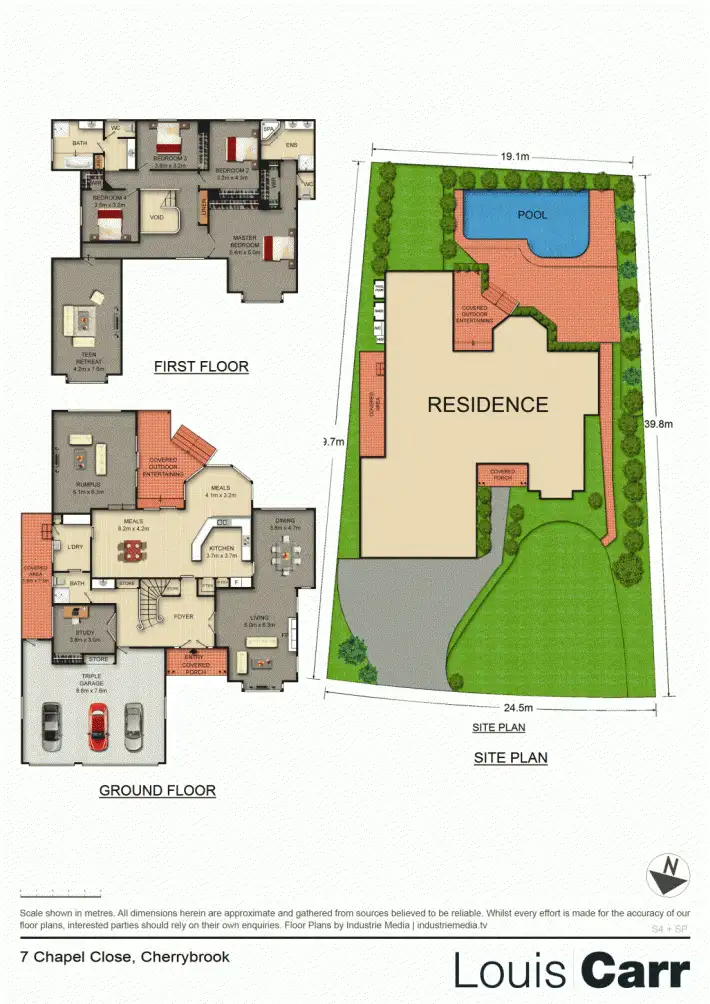 Floorplan of Homely house listing, 7 Chapel Close, Cherrybrook NSW 2126
