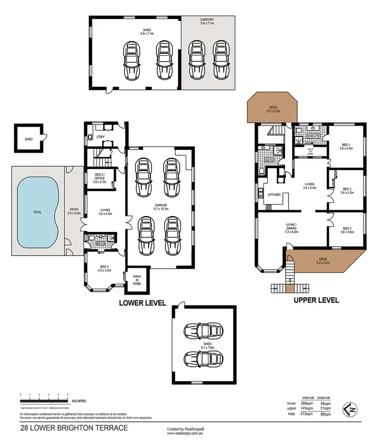 Floorplan of Homely house listing, 28 Lower Brighton Terrace, Sandgate QLD 4017