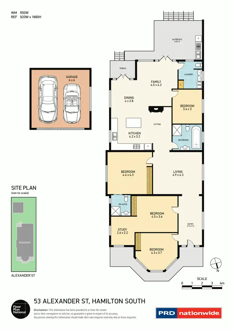 Floorplan of Homely house listing, 53 Alexander Street, Hamilton South NSW 2303