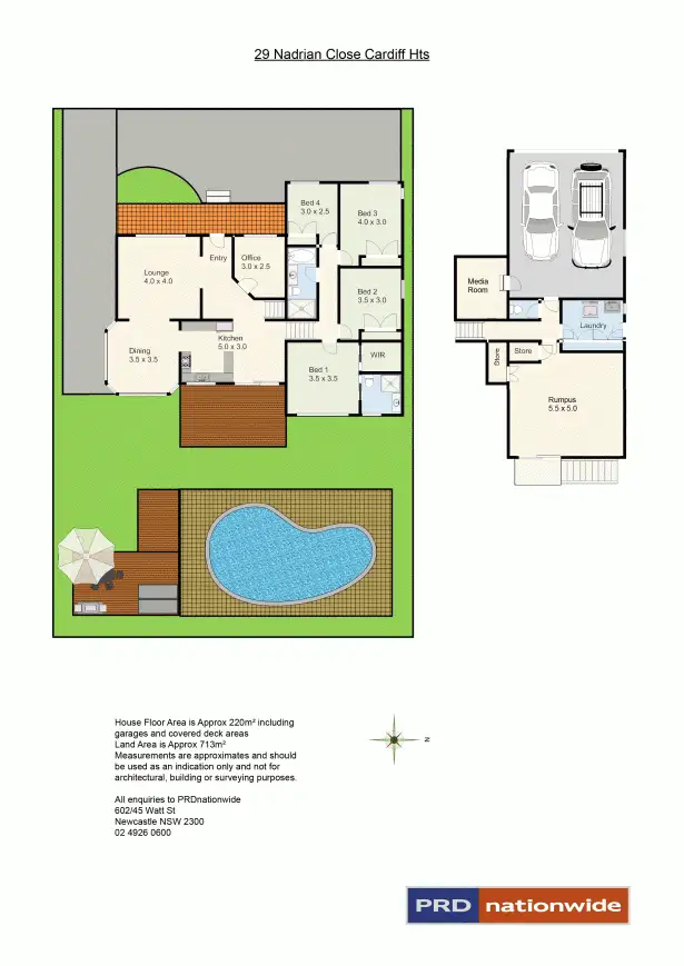 Floorplan of Homely house listing, 29 Nadrian Close, Cardiff Heights NSW 2285