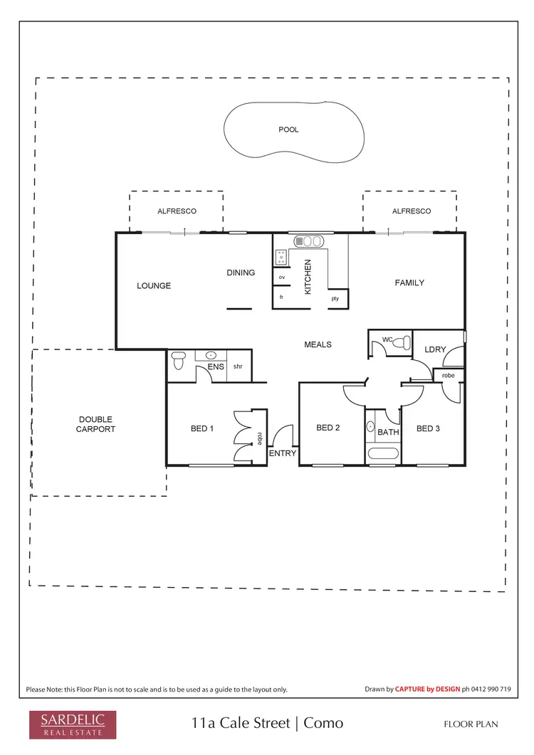 Floorplan of Homely house listing, 11a Cale Street, Como WA 6152