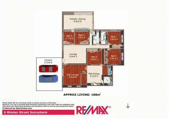 Floorplan of Homely house listing, 6 Minden St, Sunnybank QLD 4109