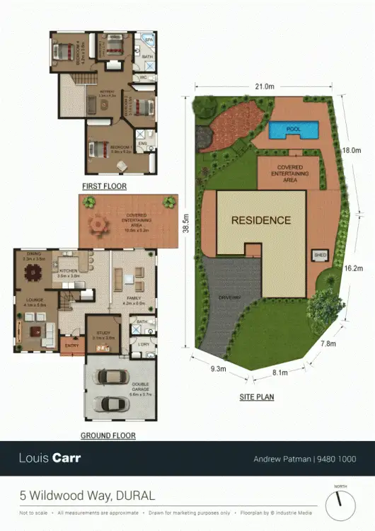 Floorplan of Homely house listing, 5 Wildwood Way, Dural NSW 2158