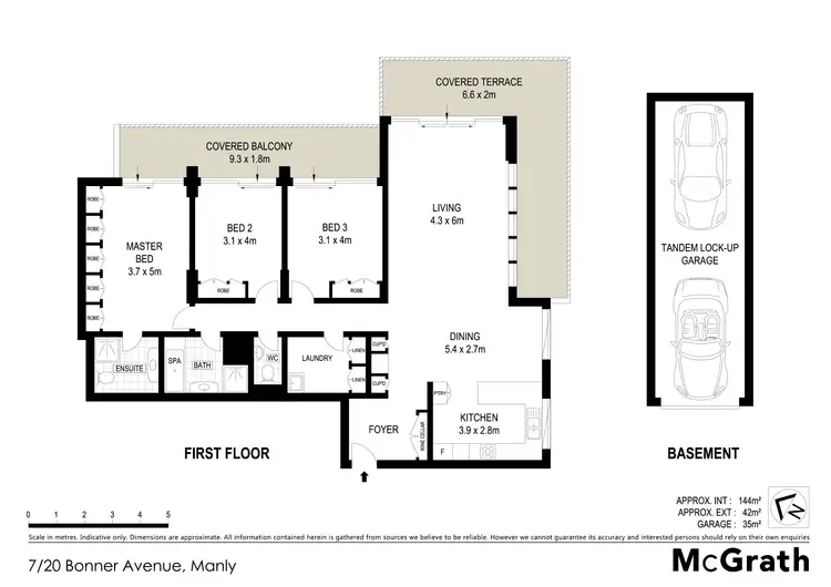 Floorplan of Homely apartment listing, 7/20 Bonner Avenue, Manly NSW 2095