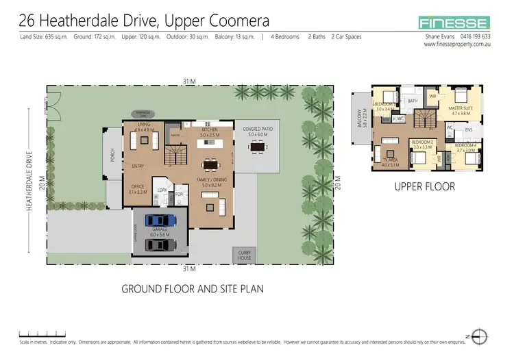 Floorplan of Homely house listing, 26 Heatherdale Drive, Upper Coomera QLD 4209
