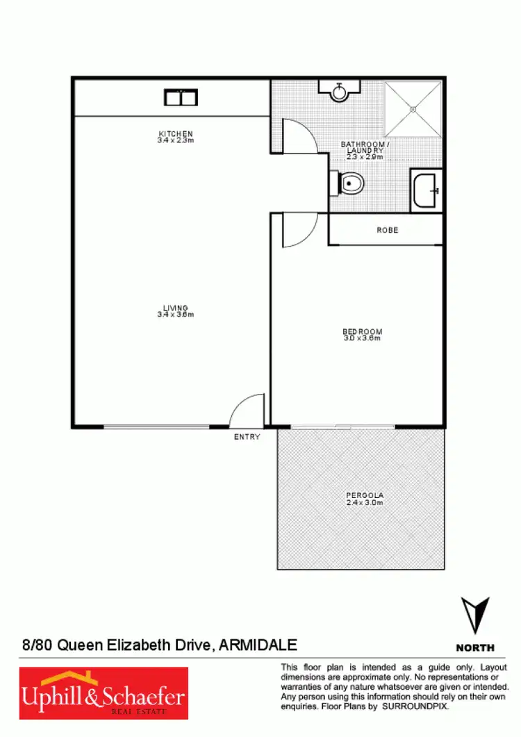 Floorplan of Homely house listing, 8/80 Queen Elizabeth Drive, Armidale NSW 2350