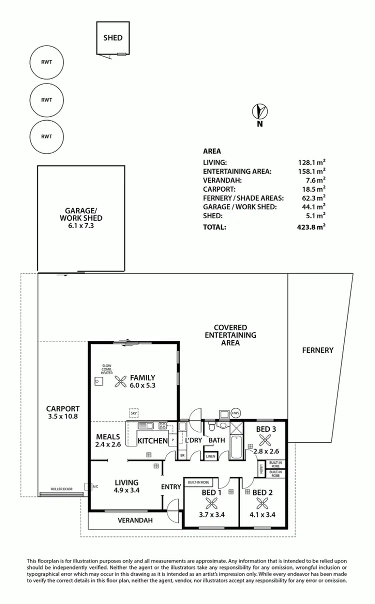 Floorplan of Homely house listing, 24 Fresian Drive, Strathalbyn SA 5255