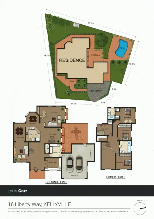 Floorplan of Homely house listing, 16 Liberty Way, Kellyville NSW 2155