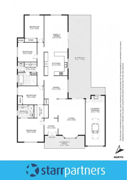 Floorplan of Homely house listing, 55 Buring Crescent, Minchinbury NSW 2770
