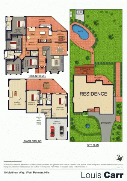 Floorplan of Homely house listing, 10 Matthew Way, West Pennant Hills NSW 2125