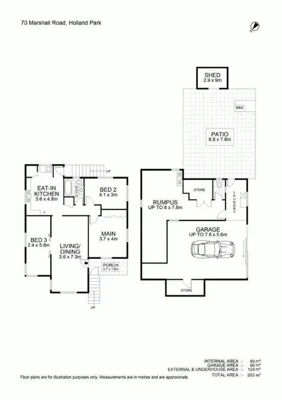 Floorplan of Homely house listing, 70 Marshall Road, Holland Park West QLD 4121