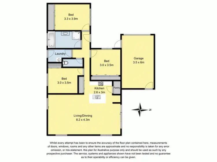 Floorplan of Homely unit listing, 4/20 Ross Street, Colac VIC 3250