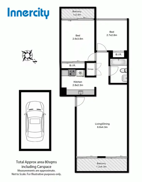 Floorplan of Homely apartment listing, 6/11-21 Rose St, Chippendale NSW 2008