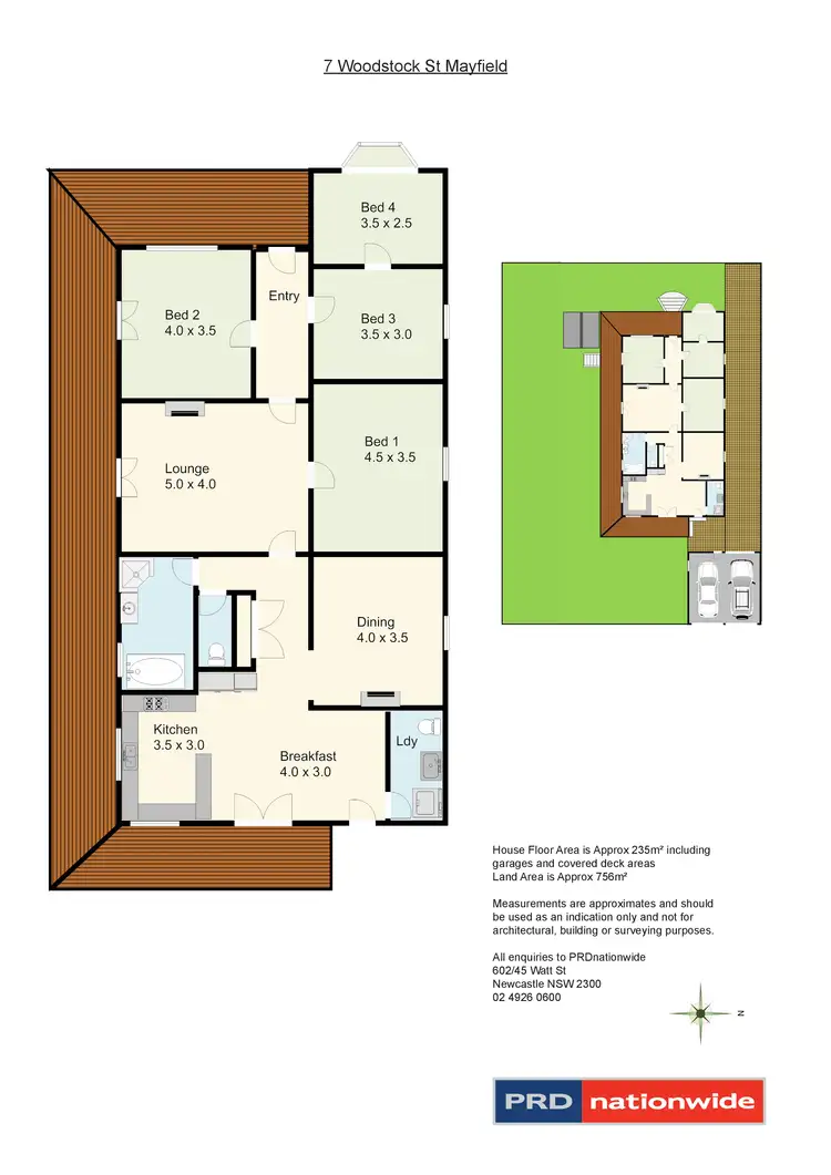 Floorplan of Homely house listing, 7 Woodstock Street, Mayfield NSW 2304