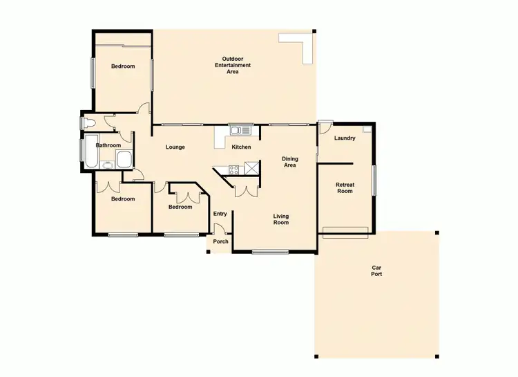 Floorplan of Homely house listing, 8 Tamara Place, Deception Bay QLD 4508