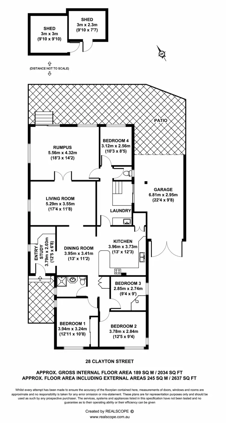 Floorplan of Homely house listing, 28 Clayton St, Sandgate QLD 4017