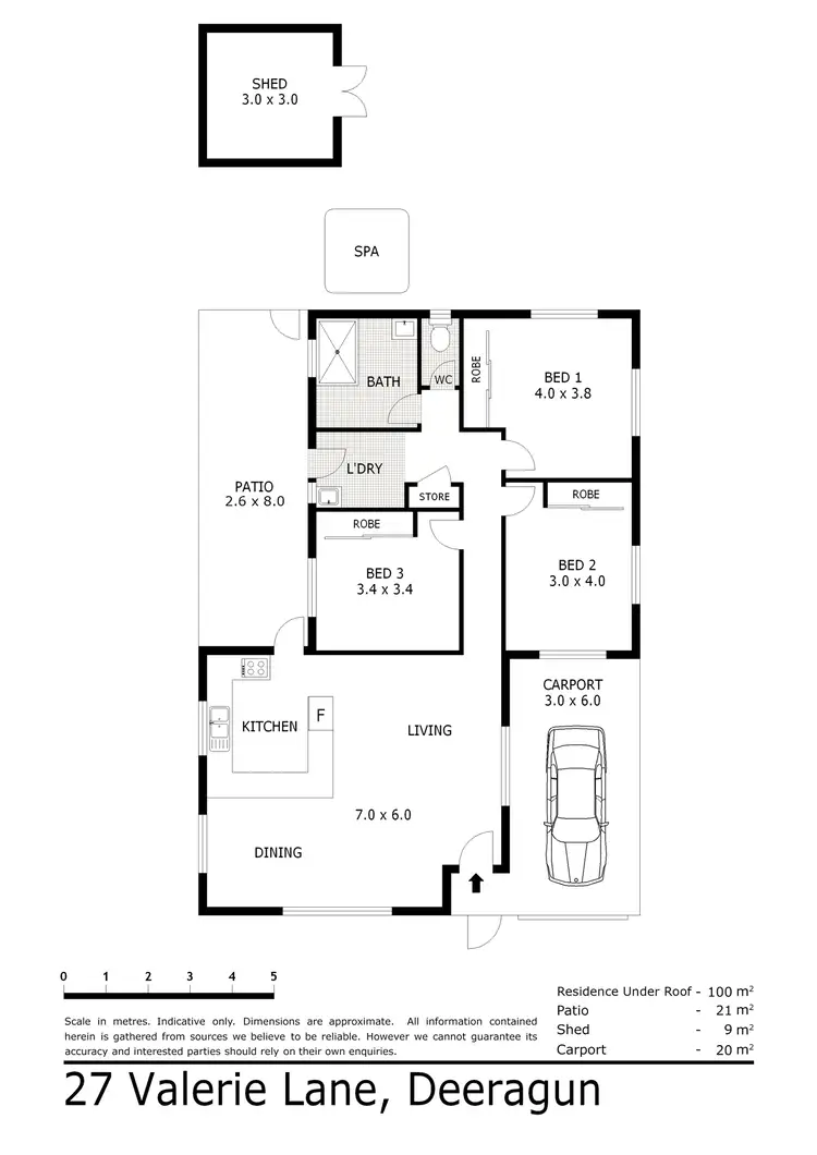 Floorplan of Homely house listing, 27 Valerie Lane, Deeragun QLD 4818