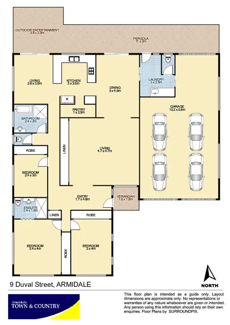 Floorplan of Homely house listing, 9 Duval Street, Armidale NSW 2350