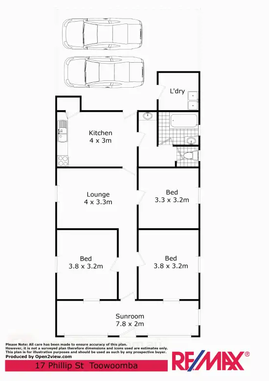 Floorplan of Homely house listing, 17 Phillip Street, East Toowoomba QLD 4350