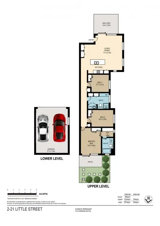 Floorplan of Homely apartment listing, 2/21 Little Street, Albion QLD 4010