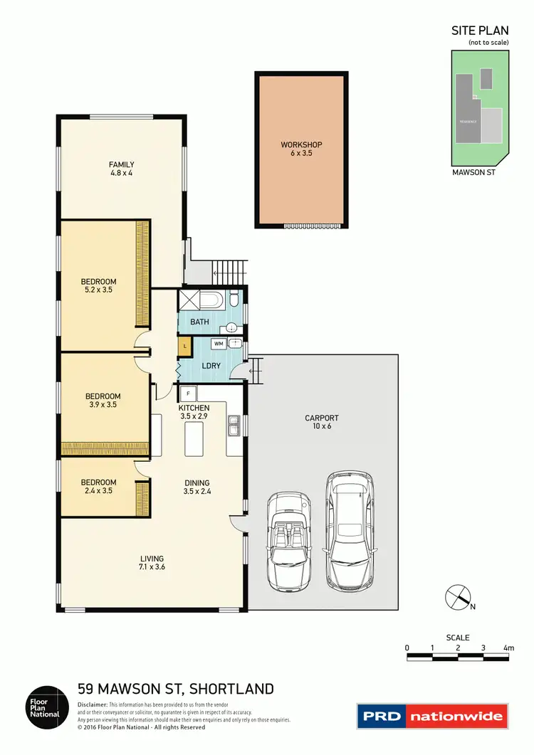 Floorplan of Homely house listing, 59 Mawson Street, Shortland NSW 2307
