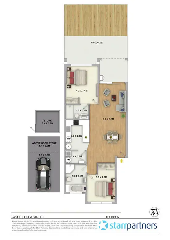 Floorplan of Homely apartment listing, 2/2-4 Telopea Street, Telopea NSW 2117