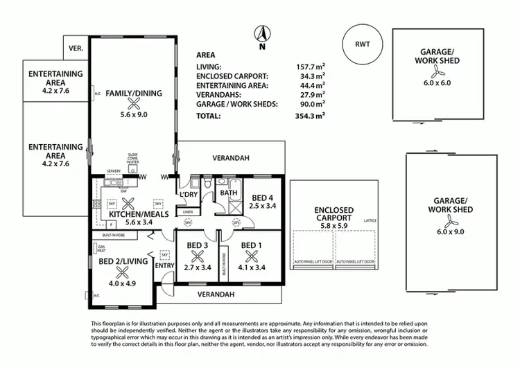 Floorplan of Homely house listing, 26 Hillman Drive, Nairne SA 5252