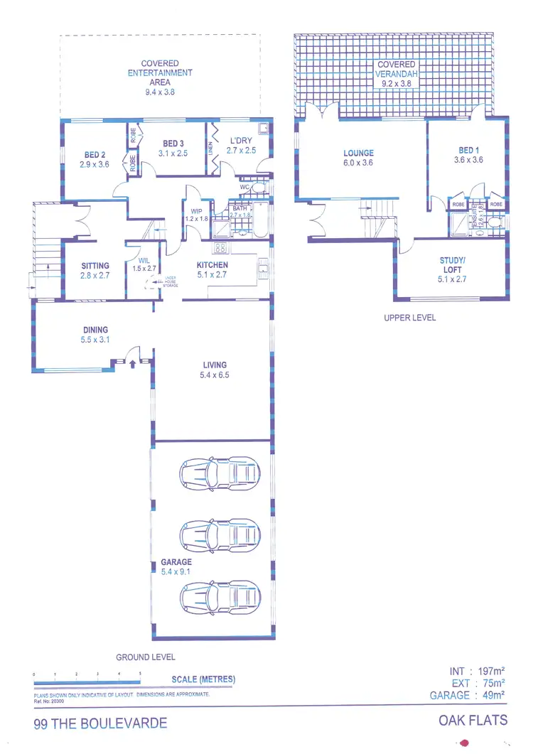 Floorplan of Homely house listing, 99 The Boulevarde, Oak Flats NSW 2529