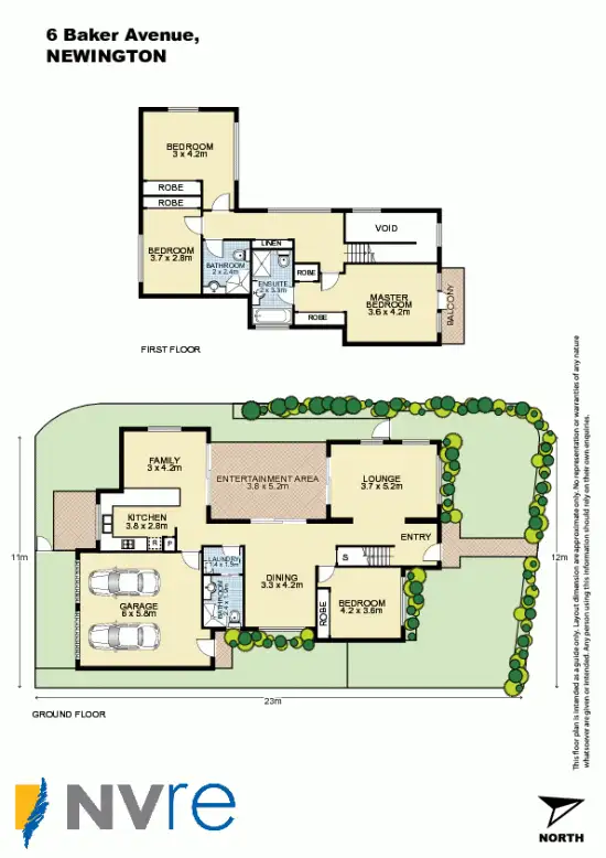 Floorplan of Homely house listing, 6 Baker Avenue, Newington NSW 2127