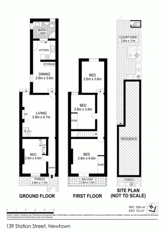 Floorplan of Homely house listing, 139 Station Street, Newtown NSW 2042