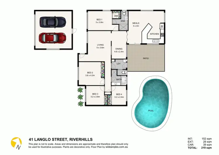 Floorplan of Homely house listing, 41 Langlo Street, Riverhills QLD 4074