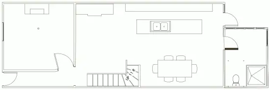 Floorplan of Homely terrace listing, 33 Fleming Street, Wickham NSW 2293