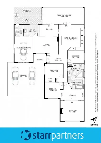 Floorplan of Homely house listing, 9 Pecos Close, St Clair NSW 2759