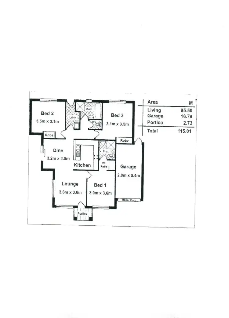 Floorplan of Homely house listing, 43 Catherine Street, Port Wakefield SA 5550