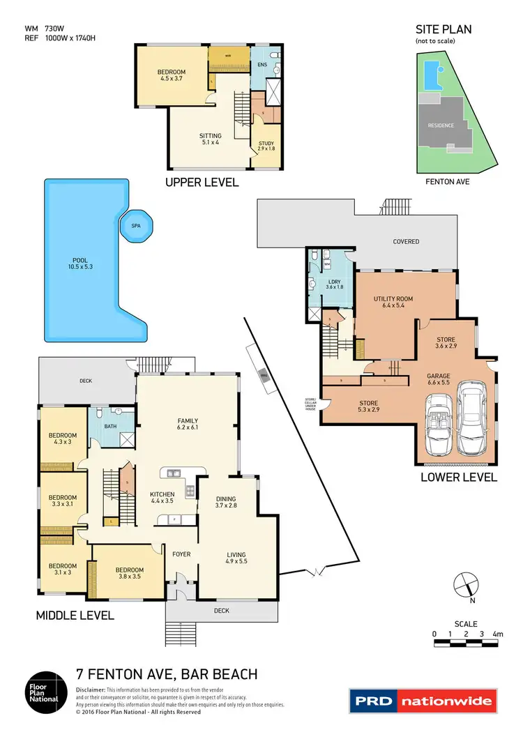 Floorplan of Homely house listing, 7 Fenton Avenue, Bar Beach NSW 2300