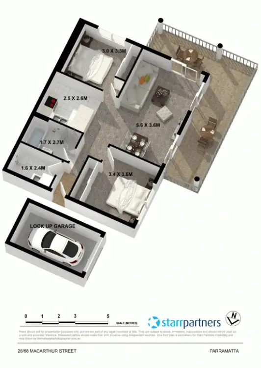 Floorplan of Homely unit listing, 28/68 Macarthur Street, Parramatta NSW 2150