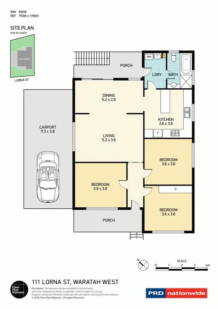Floorplan of Homely house listing, 111 Lorna Street, Waratah West NSW 2298