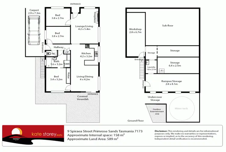 Floorplan of Homely house listing, 9 Spiraea Street, Primrose Sands TAS 7173