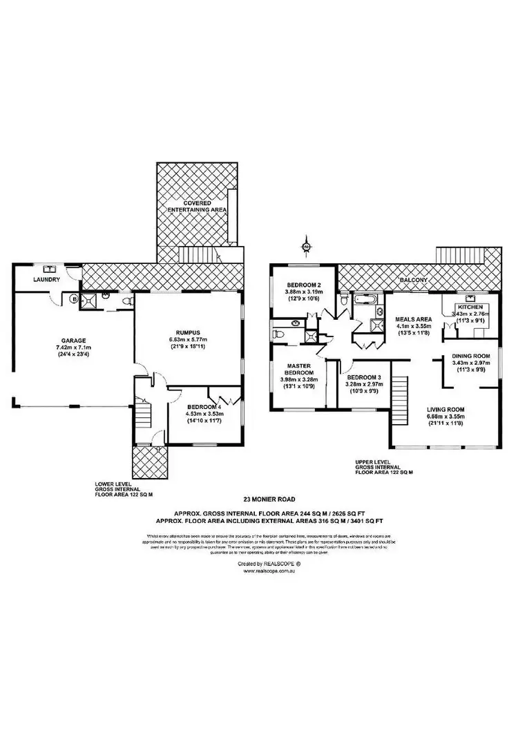 Floorplan of Homely house listing, 23 Monier Road, Darra QLD 4076