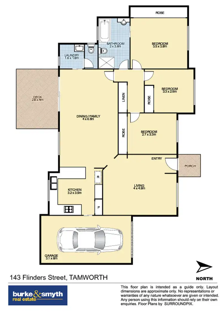 Floorplan of Homely house listing, 143 Flinders Street, Tamworth NSW 2340
