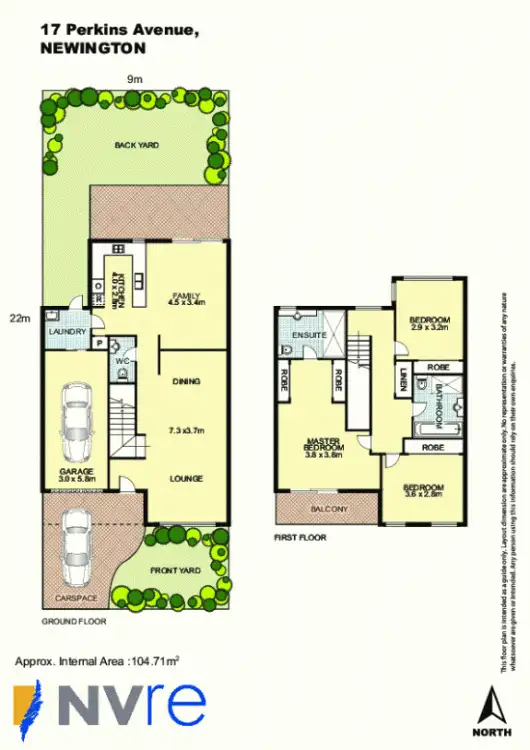 Floorplan of Homely house listing, 17 Perkins Avenue, Newington NSW 2127
