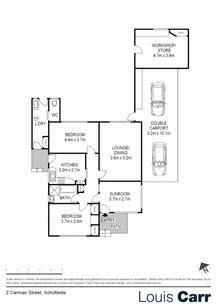 Floorplan of Homely house listing, 2 Carman Street, Schofields NSW 2762