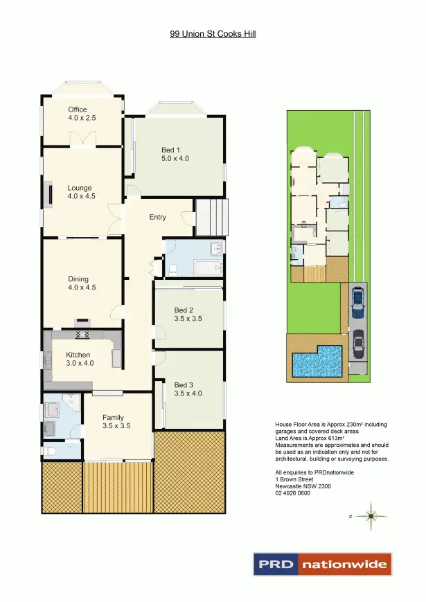 Floorplan of Homely house listing, 99 Union Street, Cooks Hill NSW 2300