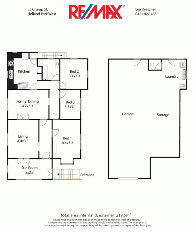 Floorplan of Homely house listing, 33 Crump Street, Holland Park West QLD 4121