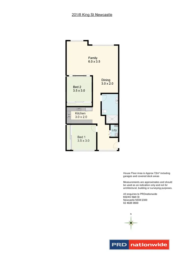 Floorplan of Homely house listing, 201/8 King Street, Newcastle NSW 2300
