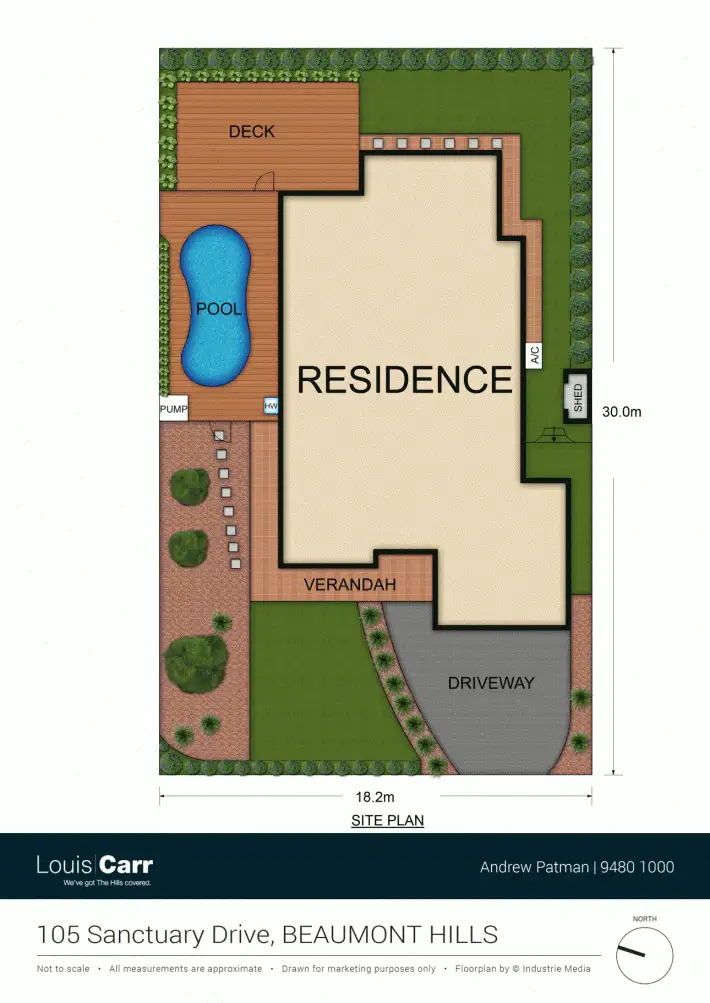 Floorplan of Homely house listing, 105 Sanctuary Drive, Beaumont Hills NSW 2155