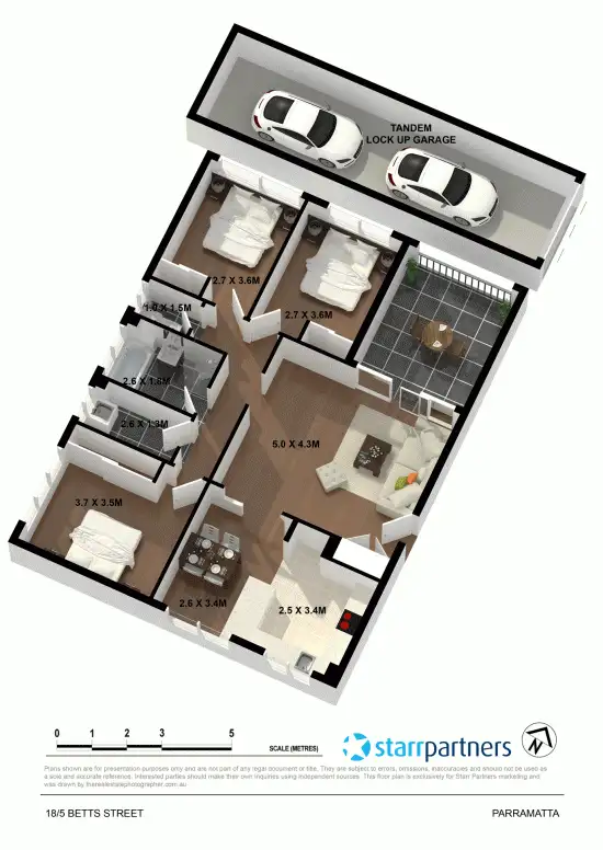 Floorplan of Homely unit listing, 18/5 Betts Street, Parramatta NSW 2150